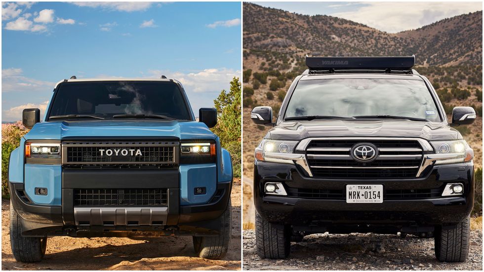 Comparativa en toyota land cruiser 2024 vs land cruiser